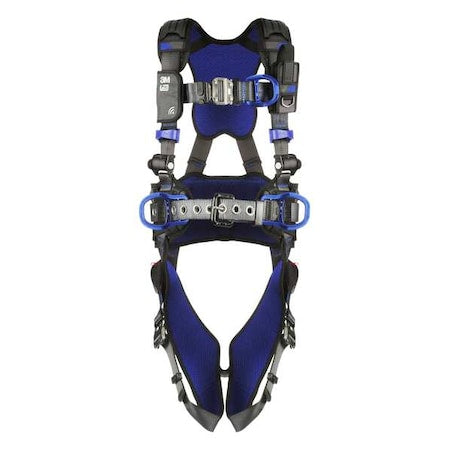 ExoFit(TM) X300 Fall Protection Harness, L, 420 lb, Quick-Connect Chest/ Quick-Connect Leg Straps