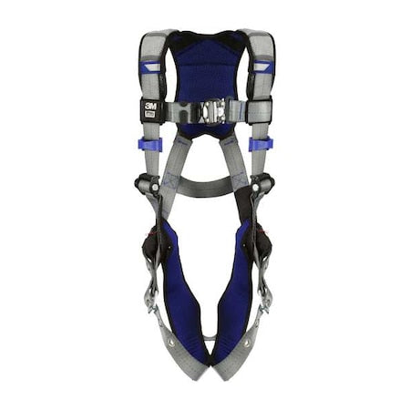 ExoFit(TM) X200 Fall Protection Harness, S, 420 lb, Mating Chest/ Tongue Leg Straps, Back D-Ring