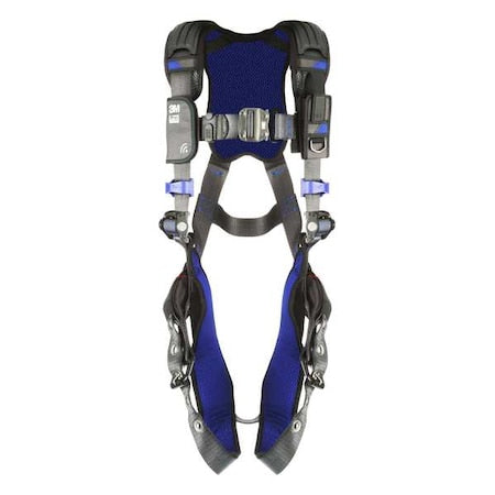 ExoFit(TM) X300 Fall Protection Harness, L, 420 lb, Quick-Connect Chest/ Tongue Leg Straps