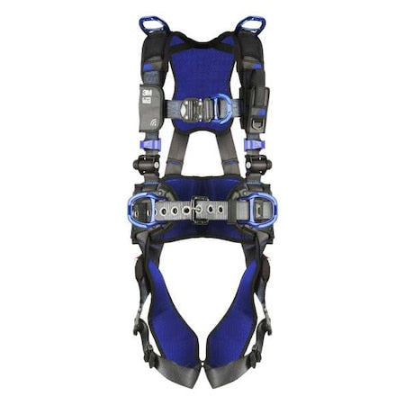 ExoFit(TM) X300 Fall Protection Harness, XL, 420 lb, Quick-Connect Chest/ Quick-Connect Leg Straps