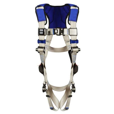 ExoFit(TM) X100 Fall Protection Harness, M, 420 lb, Quick-Connect Chest/ Quick-Connect Leg Straps
