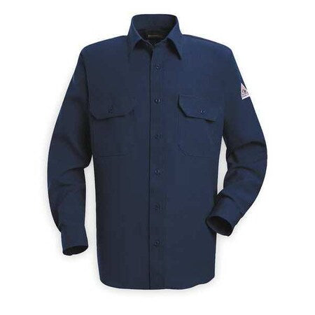 Men's Flame-Resistant Collared Shirt, 4.4 cal/sq cm, XL, Nomex(R)