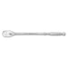 1/2" Drive 90 Geared Teeth Pear Head Style Hand Ratchet, 15" L, Chrome Finish, 80221