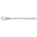 3/8" Drive 90 Geared Teeth Pear Head Style Hand Ratchet, 11" L, Chrome Finish, 80290
