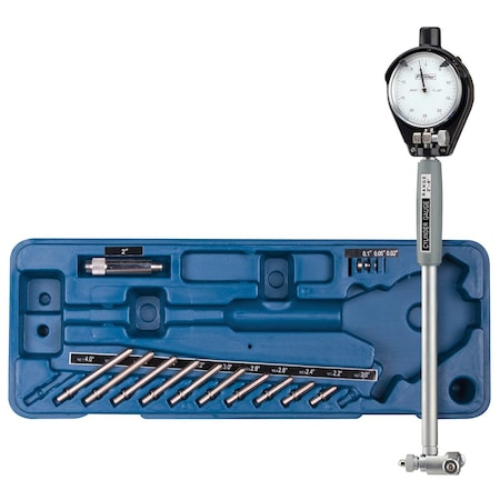2" - 6" Dial Bore Gage Set with Carbide Anvils