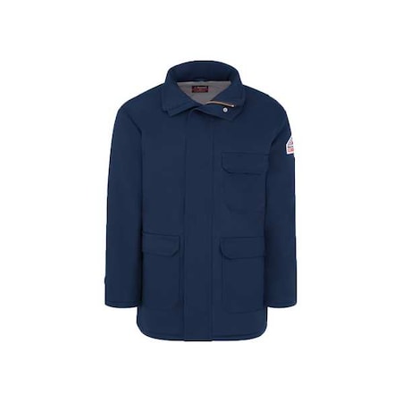 FR Jacket, 34 cal/sq cm, XL, 7 oz Excel FR(TM) ComforTouch(R), Snaps, Zipper Closure