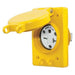 Watertight Receptacle, Receptacle, 250V AC, 2 Pole, 3 Wire