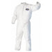 Collared Disp. Coveralls,White,3XL,PK21