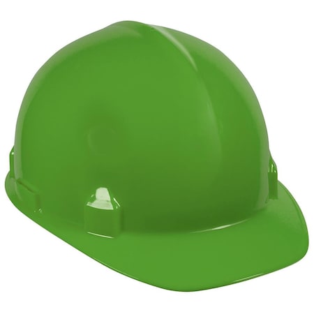 Ratchet Hard Hat, HDPE, 4 Point Ratchet, Green