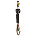 Nano-Lok Personal Self Retracting Lifeline, Carabiner, Aluminum, 1 Leg(s), 420 lb Weight Capacity