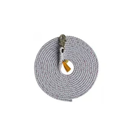 Vertical Lifeline, 25 ft., White