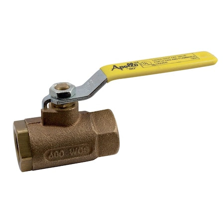 1-1/2" FNPT Bronze Gas Ball Valve Inline