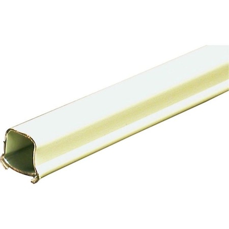 Cover Plate Raceway, 500 Series, 1 Channel, 3/4 in W, 1/2 in H, 10 ft L, Ivory