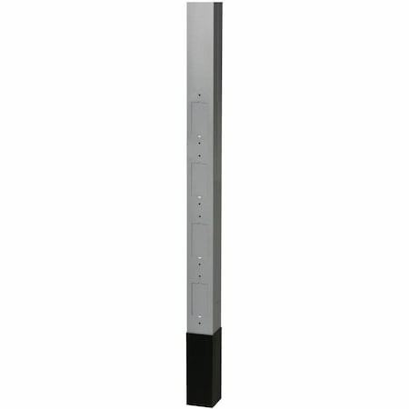 Alum Srvice Pole,2.13"W,Includes Divider