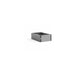 Single Continuous Metal Locker Base Addition,  11.7w x 16d x 5.75h,  Gray