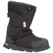 Overshoes, Plain Toe, 11 in Height, Cleated Sole, Black, XL
