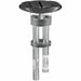 Poke-Through Box, 27 cu in, Wiring Box Type, 2 Gangs, Steel, Round Shape