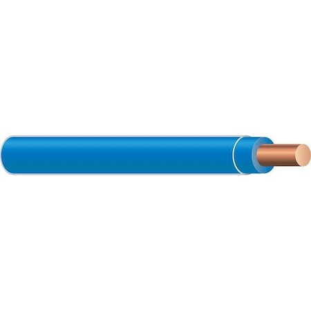 TFN/AWM, Portable Cord, Copper, 18 AWG, 1C, Blue, Solid, 500 ft