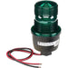 Warning Light, Green, Steady Burn LED, 120V AC, Not Applicable FPM, 3 1/8 in Dia., (F) 1/2 in NPT