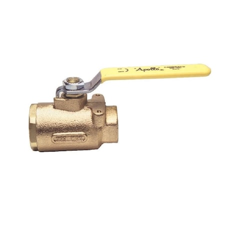 Manual 2-Way Ball Valve,NPT,Bronze