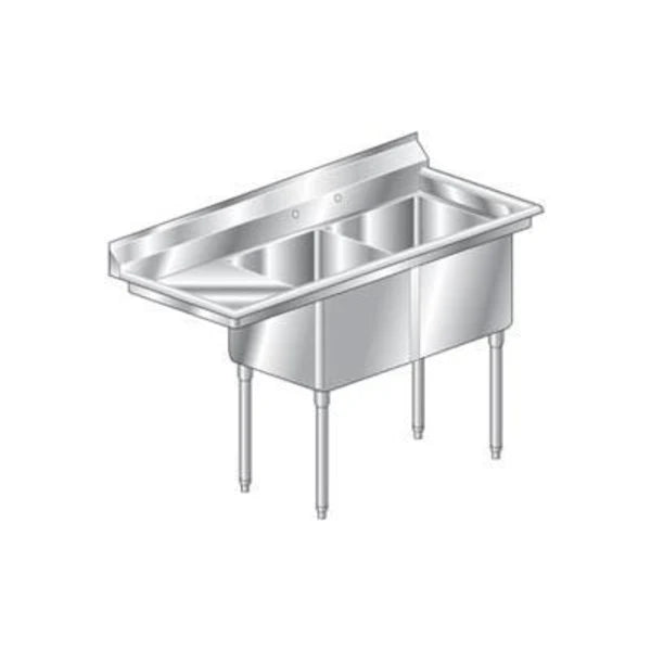 Aero Manufacturing Company® 3F2-2020-20L Aero Deluxe NSF Sink F2L Series