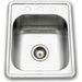 Houzer® A1722-7BS-1 ADA Drop In Stainless Steel 3-Hole Bar/Prep Sink