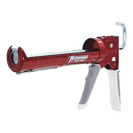 Dripless Caulk Gun, Black/Blue Plastic, 10 oz