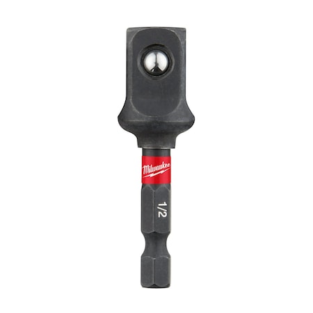 SHOCKWAVE 1/4 in. Hex to 1/2 in. Square Socket Adapter