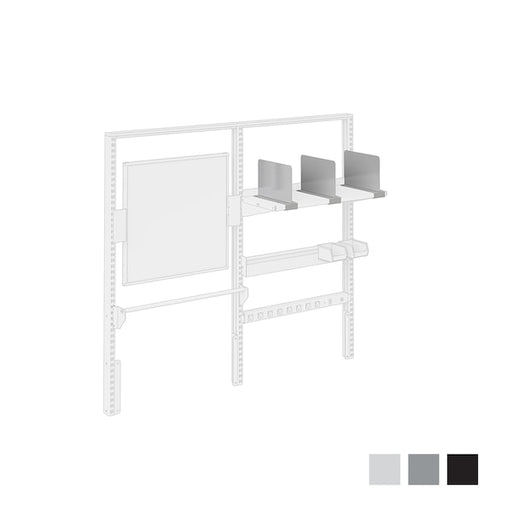 Steel Shelf Divider,  8"h x 12"d (for SH1230 and SH1530),  PLT