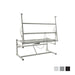 Wire Harness Frame,  Electric Height Adjust,  Manual 0 to 90 Degree Tilt,  36"d x 72"w,  350 lb cap,  BLK