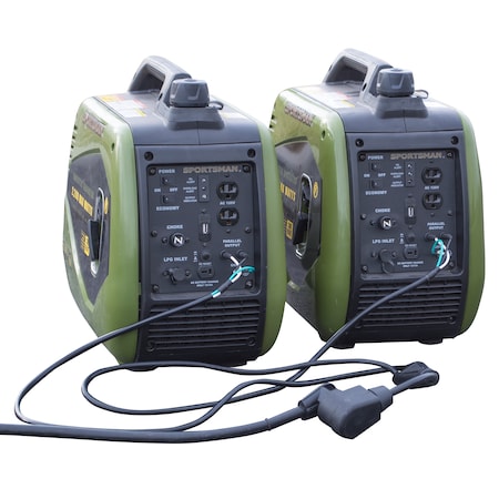 Dual Fuel Prtbl 4400Watt Invrtr Generator Kit W/ 30 Amp Parallel Cable