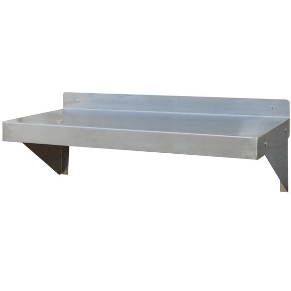 Stainless Steel Wall Shelf,  36" Wide
