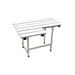 CSI Bathware 28" x 21" L-Shape Slatted Folding Shower Bath Seat, Right Handed - SEA-SD2821-RH-PH