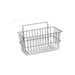 Lavi Industries,  Grid Wall Large Basket,  809326/CL,  24" x 12" x 4",  Chrome