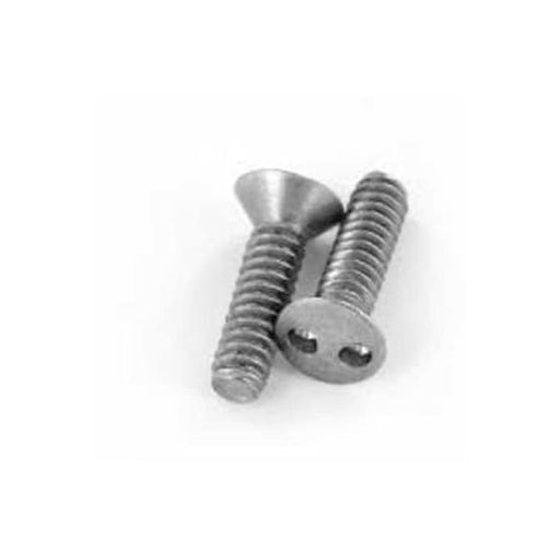 #10 x 1/2 in Torx Button Tamper Resistant Screw,  18-8 Stainless Steel,  Plain Finish