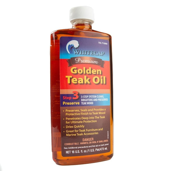 Premium Golden Teak Oil - 16oz