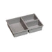 Plastic Division Stortray Insert Divider,  Gray,  7.75 in W,  5.75 in H