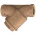 Wye 3/4 in. Strainer Brass Lead-Free