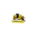 Cable Path Tape 4" W x 30yds- Black w/ Yellow Stripes