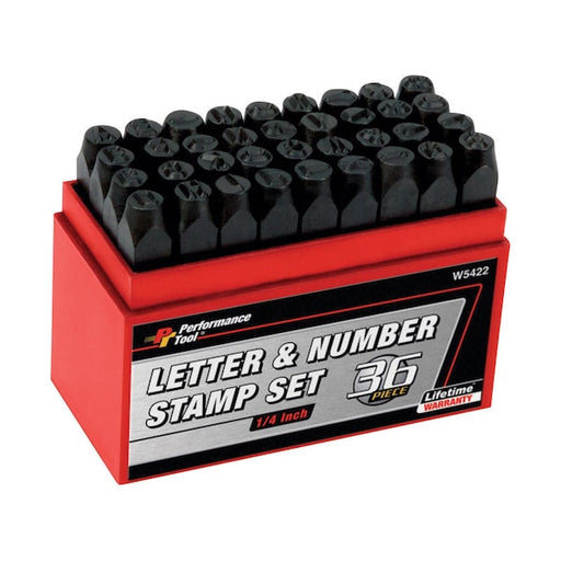 Letter/Number Stamp 36Pc