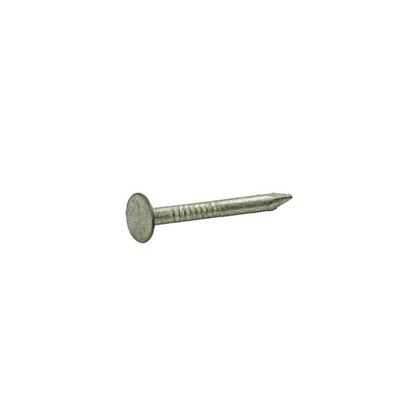 Roofing Nail,  3 in L,  10D,  Steel,  Hot Dipped Galvanized Finish,  11 ga