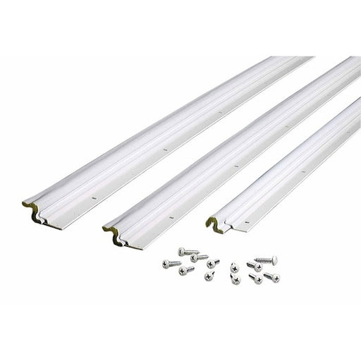 M-D Building Products White Aluminum/Vinyl Top & Sides Door Seal For Door Jambs 84 in. L X 0.63 in.