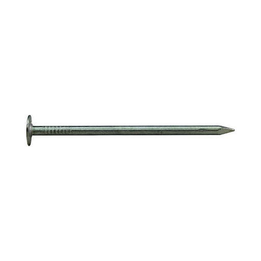 Roofing Nail,  1-1/4 in L,  3D,  Steel,  Electro Galvanized Finish