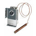 Pneumatic Temperature Transmitter, 1/4 in Barb, 2-Pipe, Single Temp., Liquid Filled, Remote Bulb
