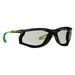 CCS, Safety Glasses, Scotchgard Anti-Fog & Anti-Scratch, Indoor/Outdoor Lens, Green Frame
