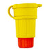 Locking Connector, L18-30R, 30 A, 120/208V AC, Three Phase, 4 Pole, Yellow