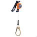 Nano-Lok Edge Self-Retracting Lifeline, 8 ft. Length, Quick-Connect, Steel, 1 Leg(s)