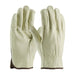 Drivers Gloves, Pigskin, Straight Thumb, L 12 PK
