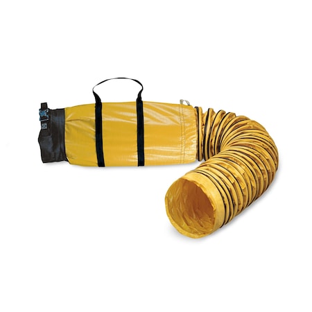 Ventilation Duct,Black/Yellow,25 ft L