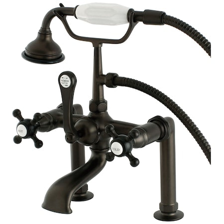 Deck-Mount Clawfoot Tub Faucet, Oil Rubbed Bronze, Deck Mount